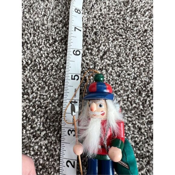 Nutcracker Village golfer 5” tall Working Mouth And Back Handle - Picture 6 of 6